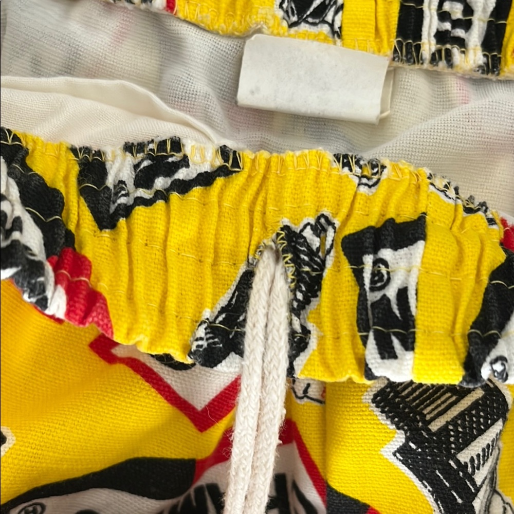 Vintage Champion L spark plug Yellow and Red swim trunks rare Novelty - Picture 10 of 12